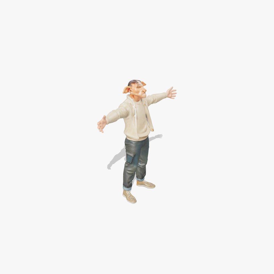 Fantasy Character with Open Arms Model Pack